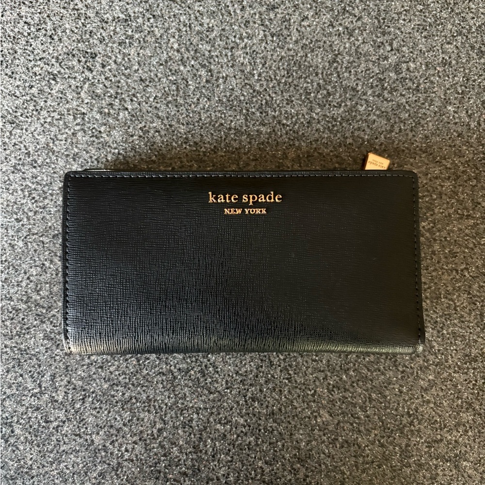 Kate Spade Black Leather Clutch